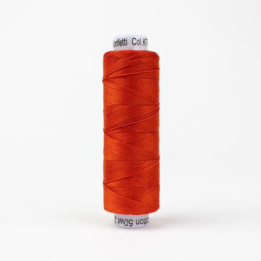 Konfetti - Volcano - Cotton 50wt 220yd (200m) - WonderFil Specialty Threads (Pre-order: June 2024)