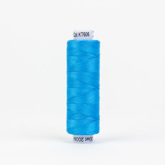 Konfetti - Peacock Blue - Cotton 50wt 220yd (200m) - WonderFil Specialty Threads (Pre-order: Jan 2026)