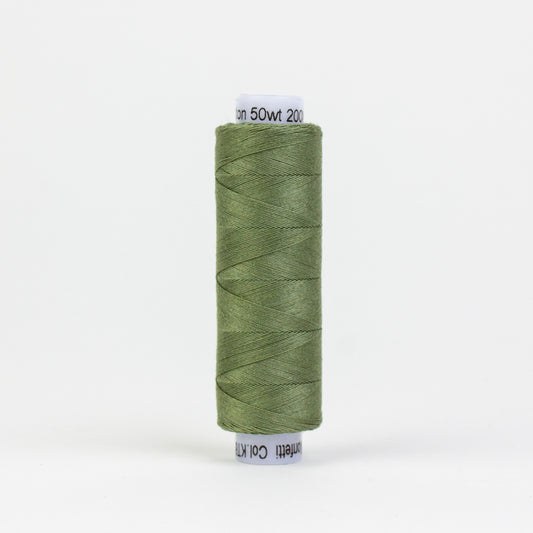 Konfetti - Grey Khaki - Cotton 50wt 220yd (200m) - WonderFil Specialty Threads (Pre-order: Jan 2026)