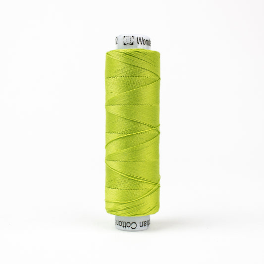 Konfetti - Chartreuse - Cotton 50wt 220yd (200m) - WonderFil Specialty Threads (Pre-order: Jan 2026)