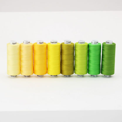 Konfetti 8 Pack - Key Lime Pie - Cotton 50wt 547yd (500m) - WonderFil Specialty Threads (Pre-order: Jan 2026)