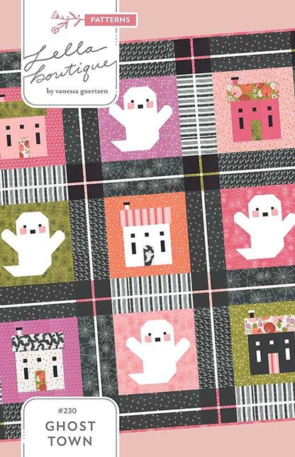 Hey Boo - Ghost Town Quilt Pattern - Lella Boutique - Moda (Pre-order: Apr 2024)