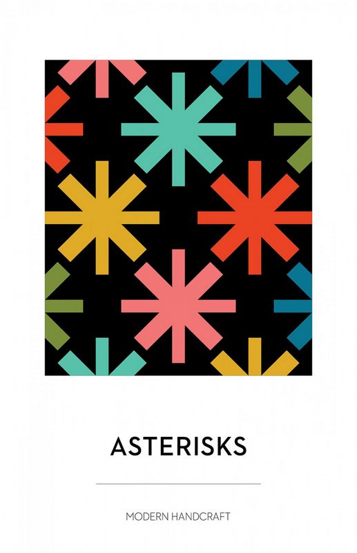 Asterisks Quilt Pattern - Modern Handcraft (Pre-order: July 2024)