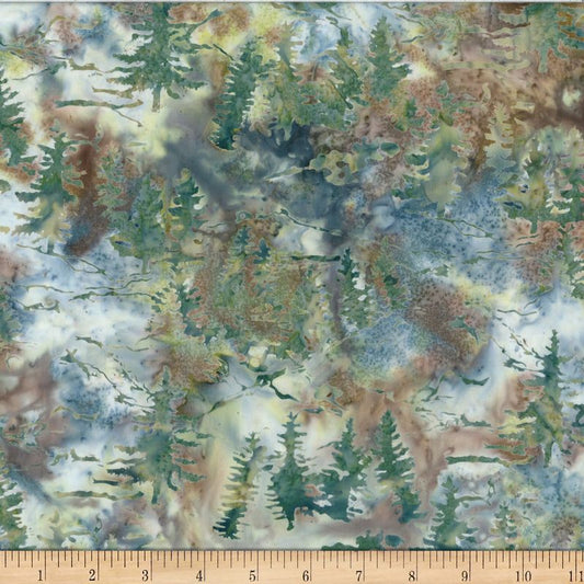 Bali Batiks - 2058-77 in Sage - Hoffman Fabrics