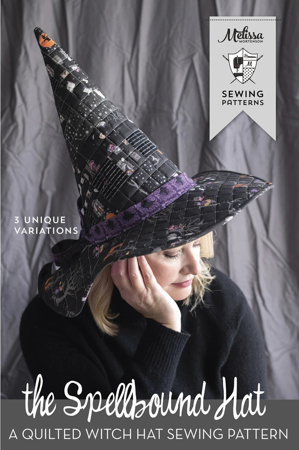 Spellbound Quilted Witch Hat Pattern - Melissa Mortenson