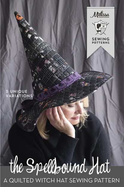 Spellbound Quilted Witch Hat Pattern - Melissa Mortenson