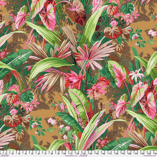 Kaffe Fassett Collective August 2024 - Jungle in Brown - Free Spirit (Pre-order: Aug 2024)