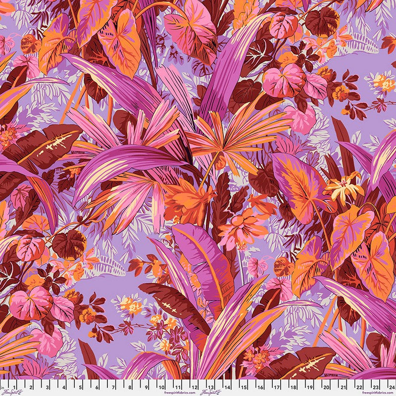 Kaffe Fassett Collective August 2024 - Jungle in Red - Free Spirit (Pre-order: Aug 2024)