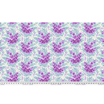 Floral Reef - Shadow Sharks in Ultraviolet - Tula Pink - Free Spirit (Pre-order: May 2026) - Dinkydoo Fabrics