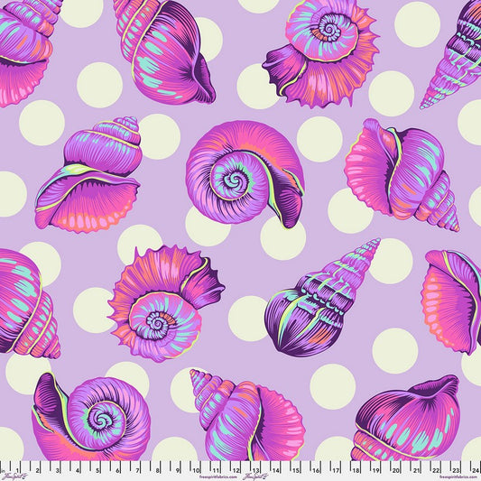 Floral Reef 108" Wideback - Big Shelly in Ultraviolet - Tula Pink - Free Spirit (Pre-order: May 2026)