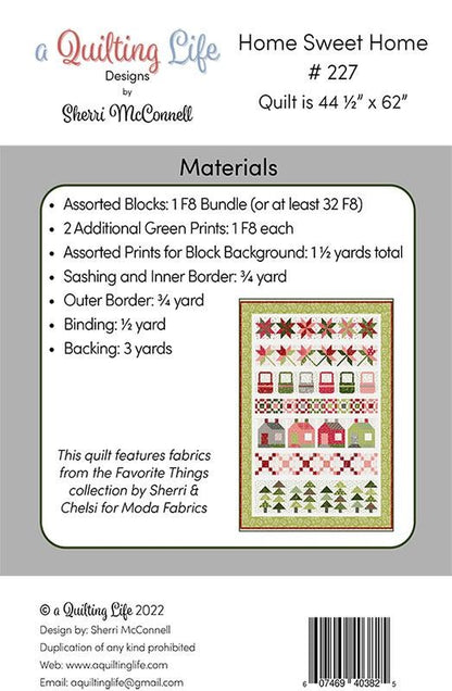 Home Sweet Home Quilt Pattern - A Quilting Life