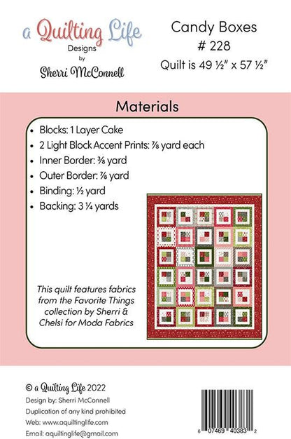 Candy Boxes Quilt Pattern - A Quilting Life