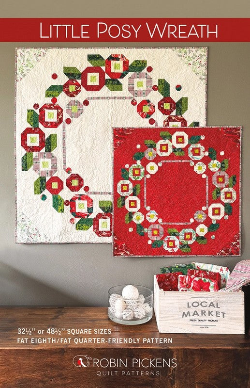 Little Posey Wreath Quilt Pattern - Robin Pickens - Moda