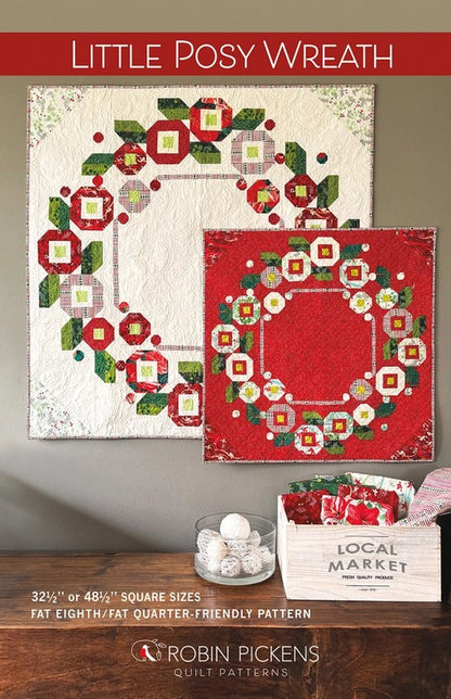 Little Posey Wreath Quilt Pattern - Robin Pickens - Moda