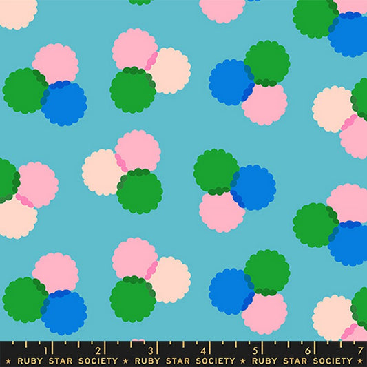 Sparkle Mart - Puffs in Dark Turquoise - Melody Miller - Ruby Star Society (Pre-order: Oct 2026)