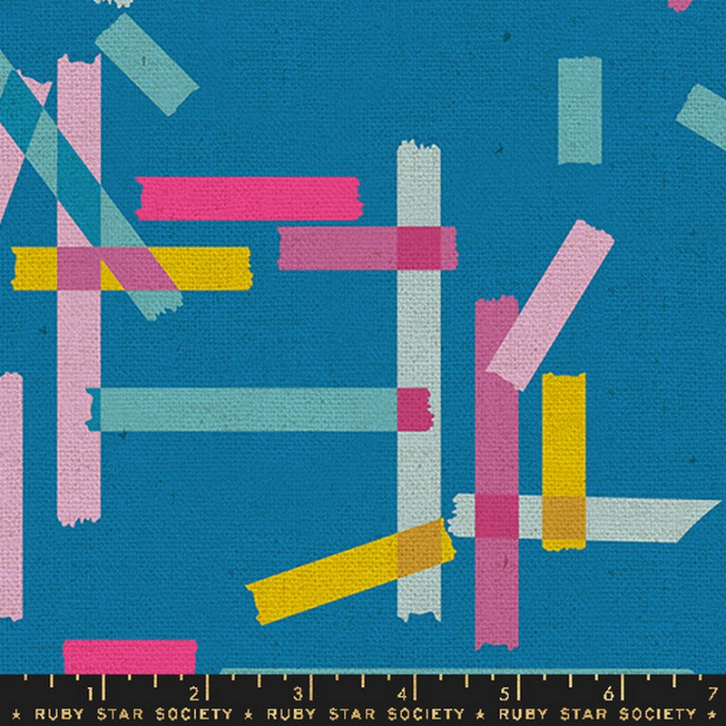 Washi Plus - CANVAS Main in Cerulean - Rashida Coleman-Hale - Ruby Star Society