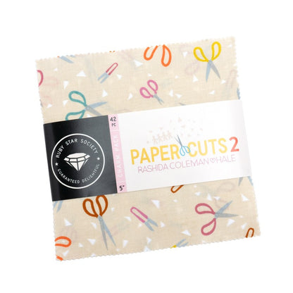 Paper Cuts 2 - Charm Pack - Rashida Coleman-Hale - Ruby Star Society (Pre-order: Mar 2026)