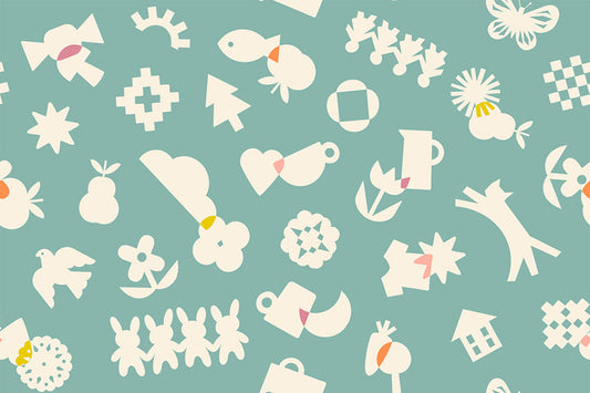 Paper Cuts 2 RS1108-16 - Water - Ruby Star Society