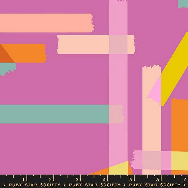 Washi Plus 108" Wideback - Washi in Geranium - Rashida Coleman-Hale - Ruby Star Society