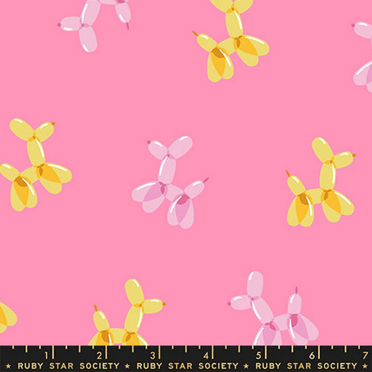 Float - Balloon Doggie in Lucky Pink - Rashida Colman-Hale - Ruby Star Society (Pre-order: Feb 2027)