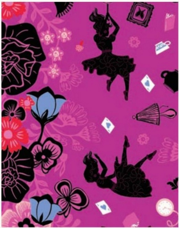 Hello Alice - Rabbit Hole in Berry - Sarah Watts - Ruby Star Society