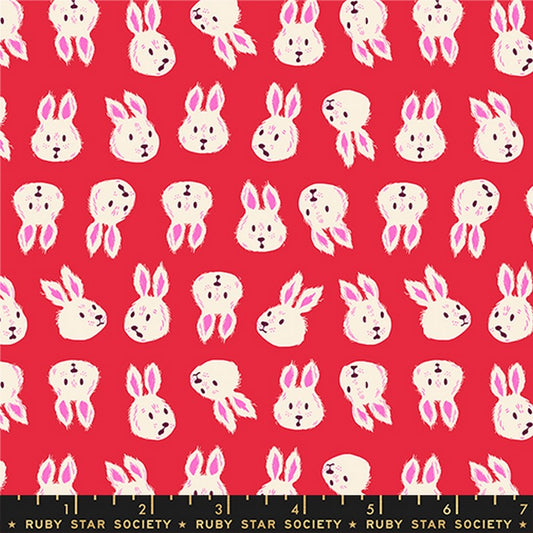 Hello Alice - Rushing Rabbit in Ruby - Sarah Watts - Ruby Star Society (Pre-order: Jan 2026)