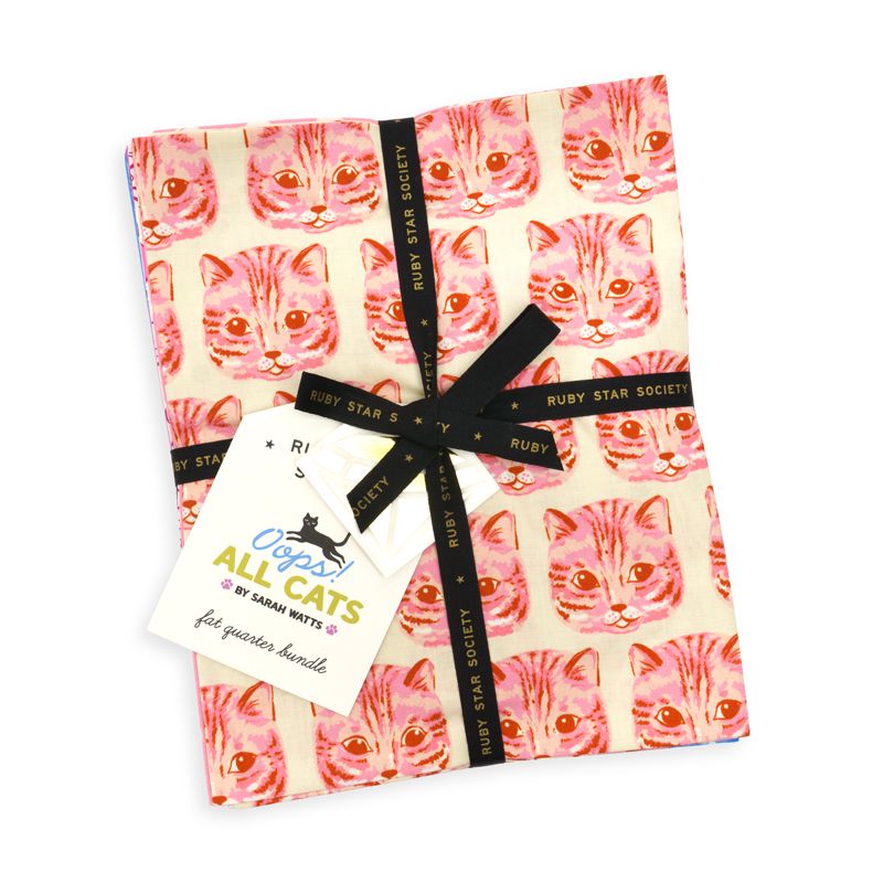 Oops! All Cats - Fat Quarter Bundle - Sarah Watts - Ruby Star Society (Pre-order: June 2027)