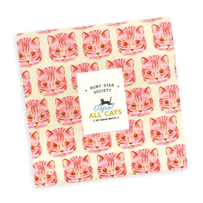 Oops! All Cats - Layer Cake - Sarah Watts - Ruby Star Society (Pre-order: June 2027)