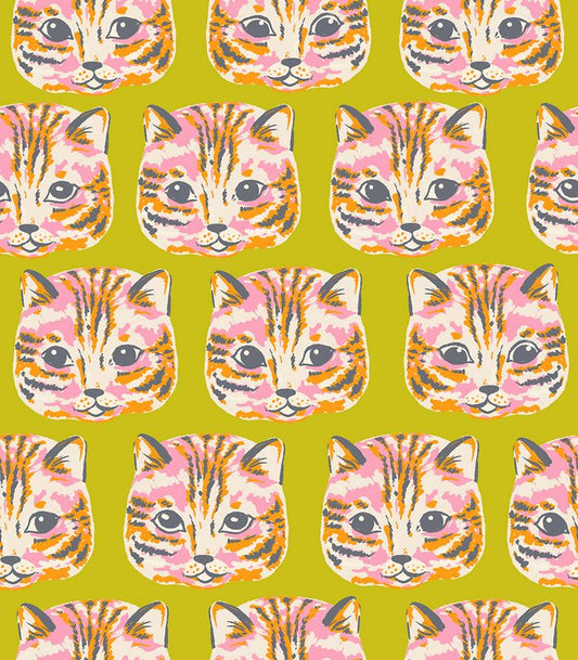 Oops! All Cats - Meow Meow in Pistachio - Sarah Watts - Ruby Star Society (Pre-order: June 2027)