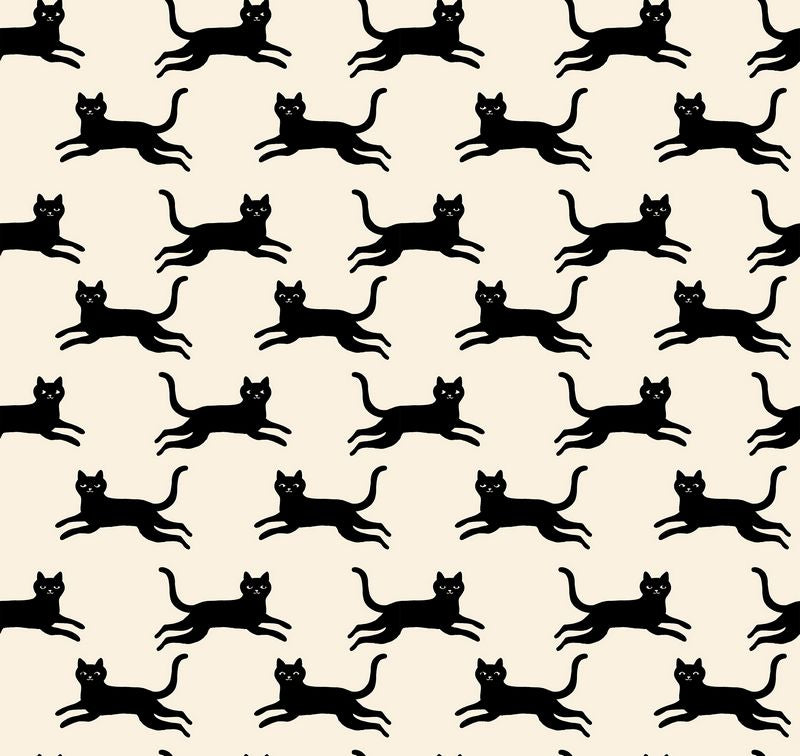 Oops! All Cats - Kitty Run in Black - Sarah Watts - Ruby Star Society (Pre-order: June 2027)