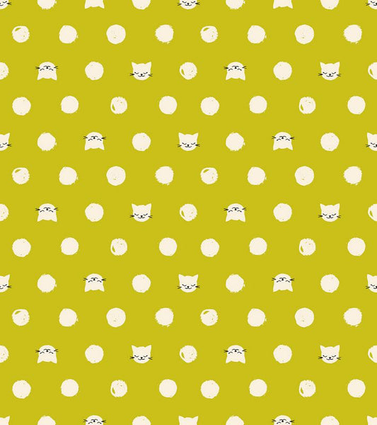 Oops! All Cats - Friskers in Pistachio - Sarah Watts - Ruby Star Society (Pre-order: June 2027)