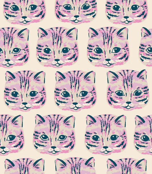 Oops! All Cats - CANVAS Meow Meow in Macaron - Sarah Watts - Ruby Star Society (Pre-order: June 2027)