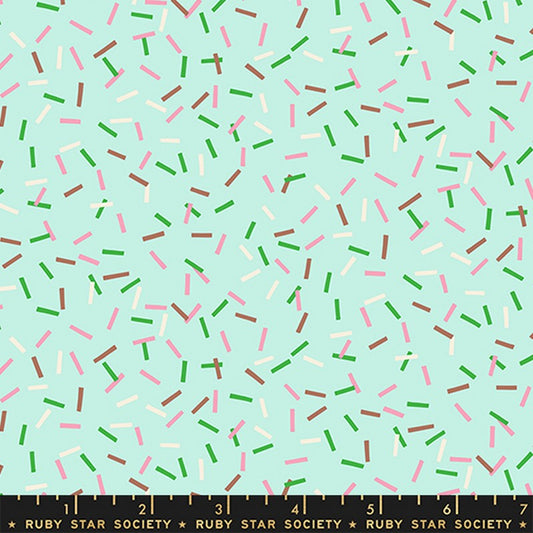 Sugar Cone 2 - Rainbow Sprinkles in Mint - Kimberly Kight - Ruby Star Society (Pre-order: Jan 2027)