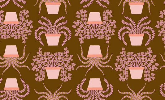 Calathea - RS5182-12 - Cocoa - Ruby Star Society