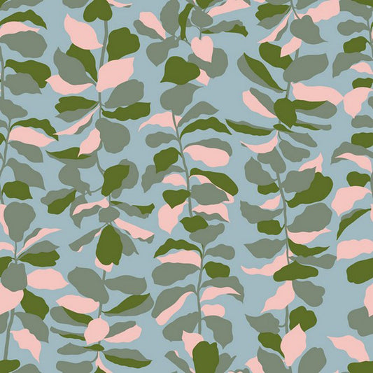 Calathea - RS5186-14 - Soft Blue - Ruby Star Society