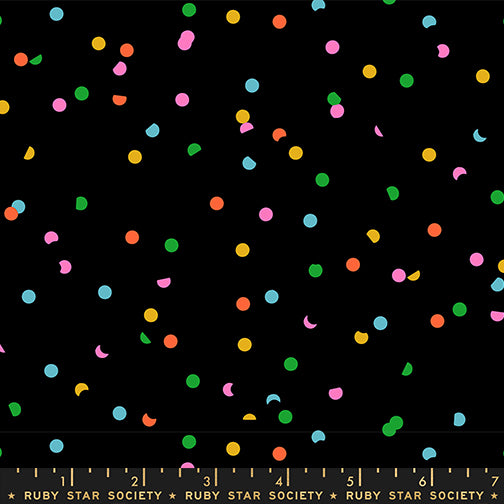 Sidekicks - Hole Punch Dot in Multi on Black - Ruby Star Society (Pre-order: Mar 2027)