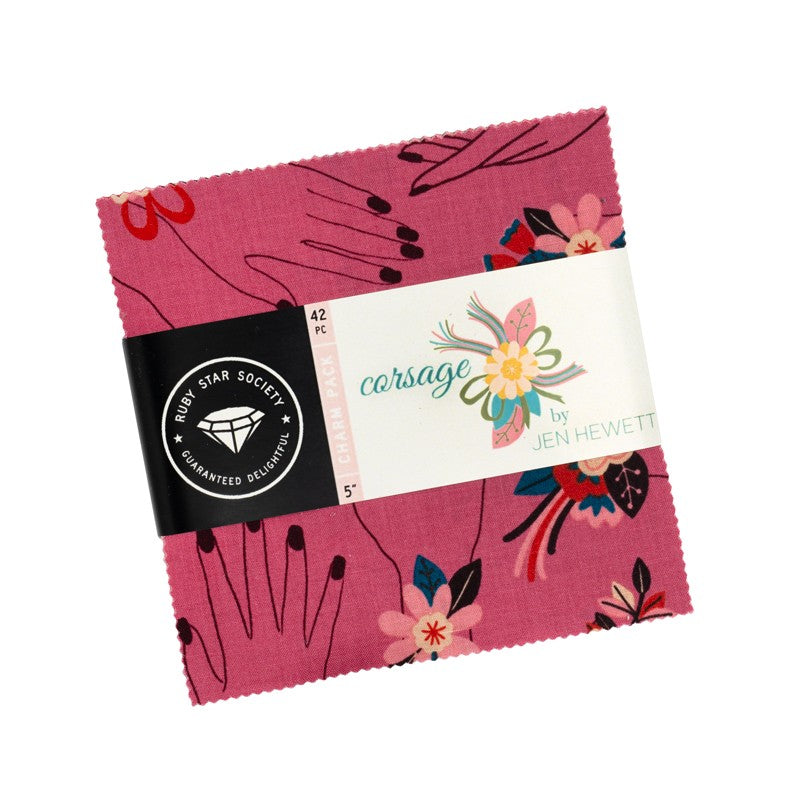 Corsage - Charm Pack - Jen Hewett - Ruby Star Society (Pre-order: Dec 2026)