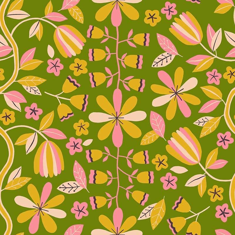 Corsage 108" Wideback - Sprout - Jen Hewett - Ruby Star Society (Pre-order: Dec 2026)