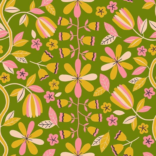 Corsage 108" Wideback - Sprout - Jen Hewett - Ruby Star Society (Pre-order: Dec 2026)