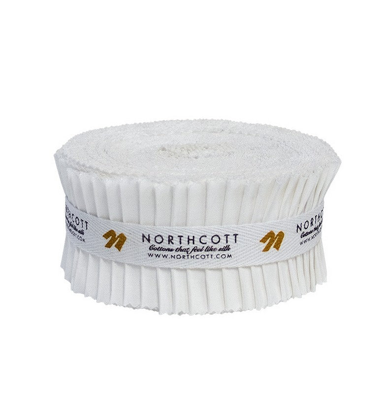 Colorworks Precuts - Jelly Roll - Superwhite - Northcott (Pre-order: Nov 2025)