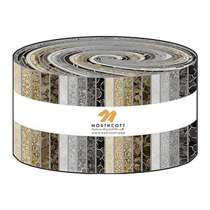 Shimmer Metallic Precuts - Jelly Roll - Desert Sand/City Fog - Northcott (Pre-order: Mar 2026)