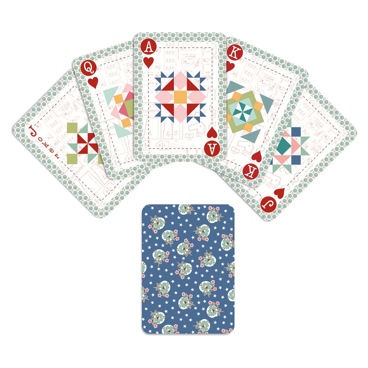 Lori Holt Home Town Playing Cards - Riley Blake (Pre-order: May 2024)