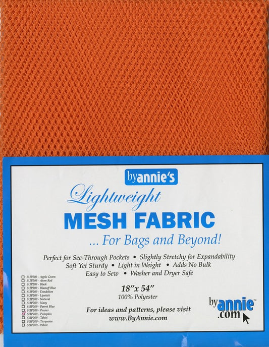 Lightweight Mesh Fabric by ByAnnie - Pumpkin (Pre-order: Jan 2026)