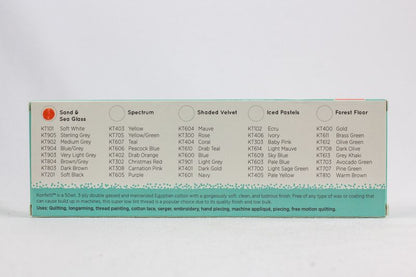 Konfetti 8 Pack - Sand and Seaglass - Cotton 50wt 547yd (500m) - WonderFil Specialty Threads (Pre-order: Jan 2026)