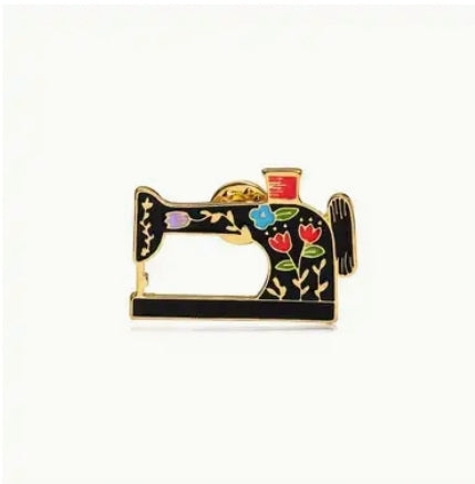 Vintage Sewing Machine Brooch (Pre-order: Jan 2026)