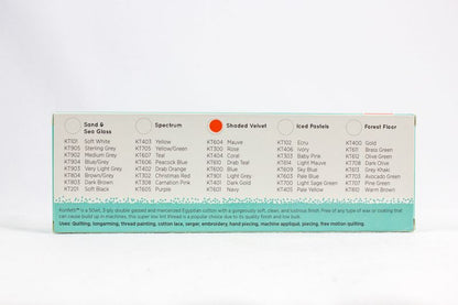 Konfetti 8 Pack - Shaded Velvet - Cotton 50wt 547yd (500m) - WonderFil Specialty Threads (Pre-order: Feb 2026)