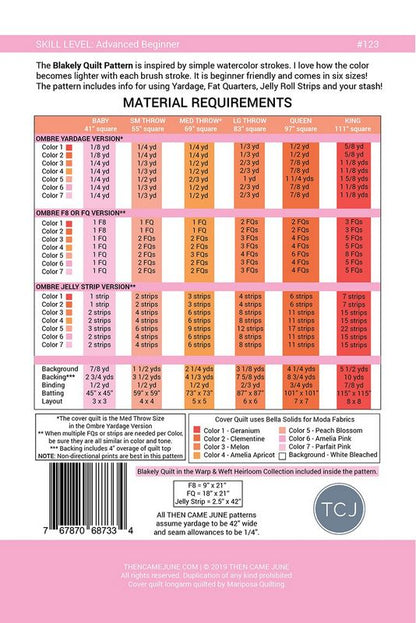 Blakely Quilt Pattern - Then Came June (Pre-order: Jan 2026)