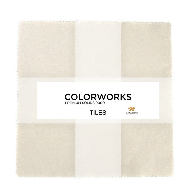 Colorworks Precuts - Layer Cake - Eggshell - Northcott (Pre-order: Nov 2025)