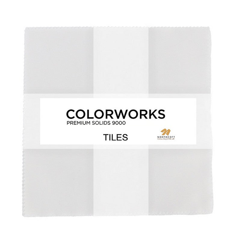 Colorworks Precuts - Layer Cake - Snow - Northcott (Pre-order: Nov 2025)