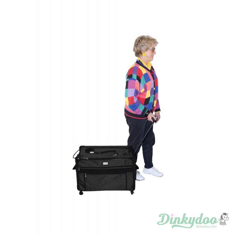 Tutto Machine on Wheels Carrying Case - Extra Large 1X (Red Yellow Daisies) 9224CMA-DS (Pre-order: Aug 2026)